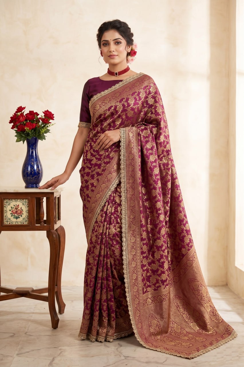 SIlk Banarasi Saree Blouse