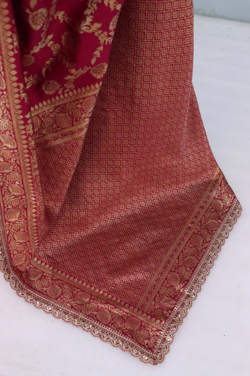 Banarasi SIlk Saree Blouse For Wedding