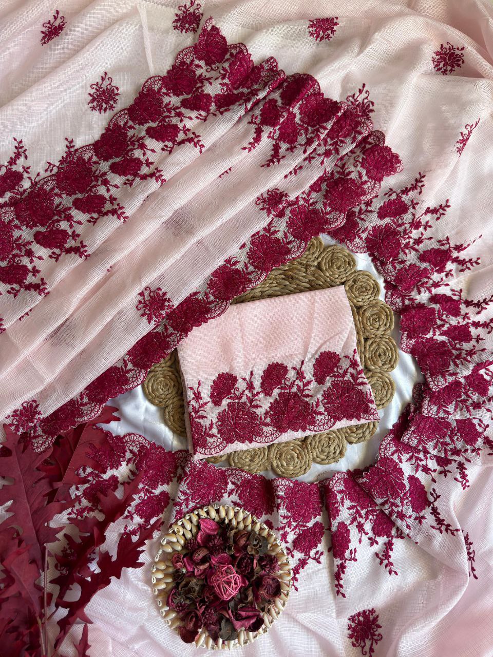Doriya Kota Silk Saree With Blouse
