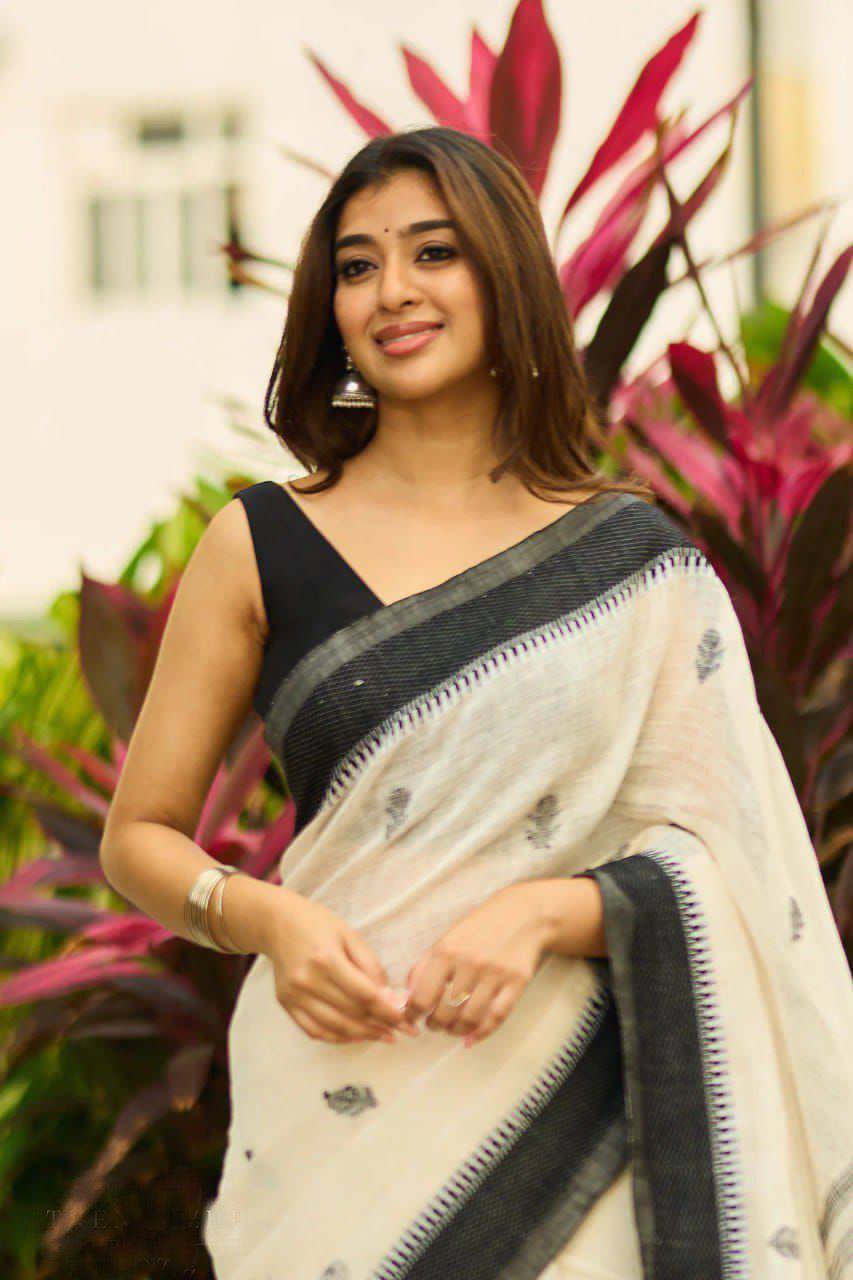 Soft Lilan Slab Jacquard Saree