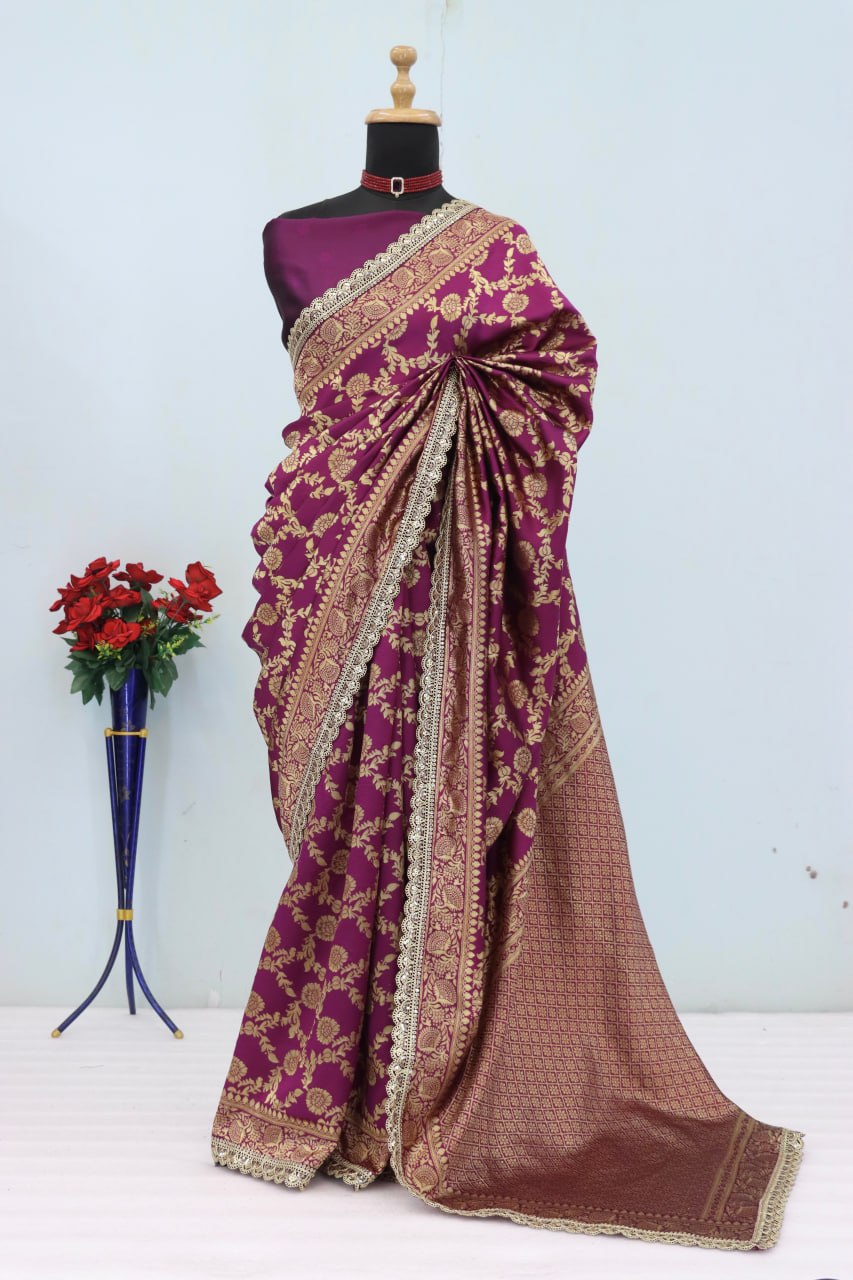 Banarasi SIlk Saree Blouse For Wedding