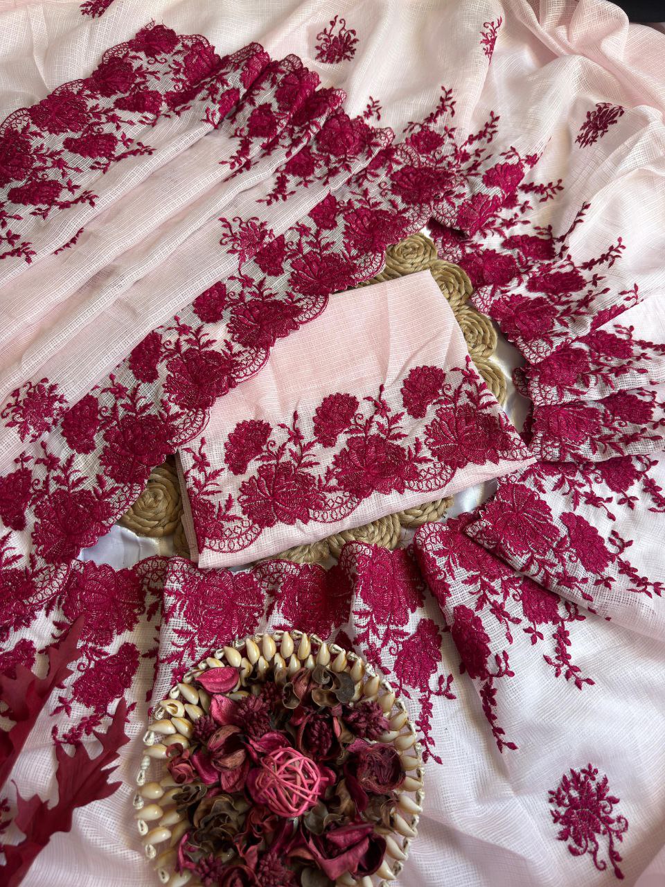 Doriya Kota Silk Saree With Blouse