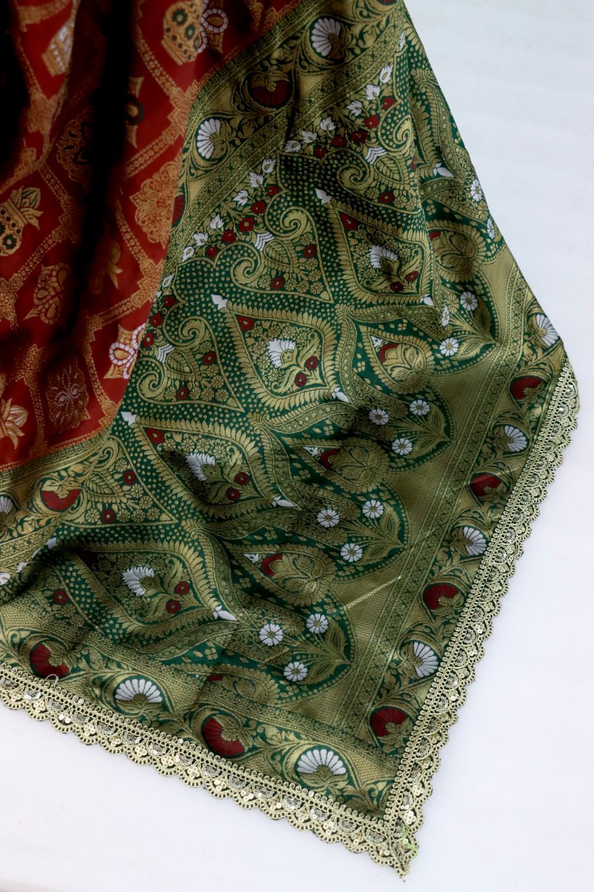 Latest Banarasi Silk Saree Blouse