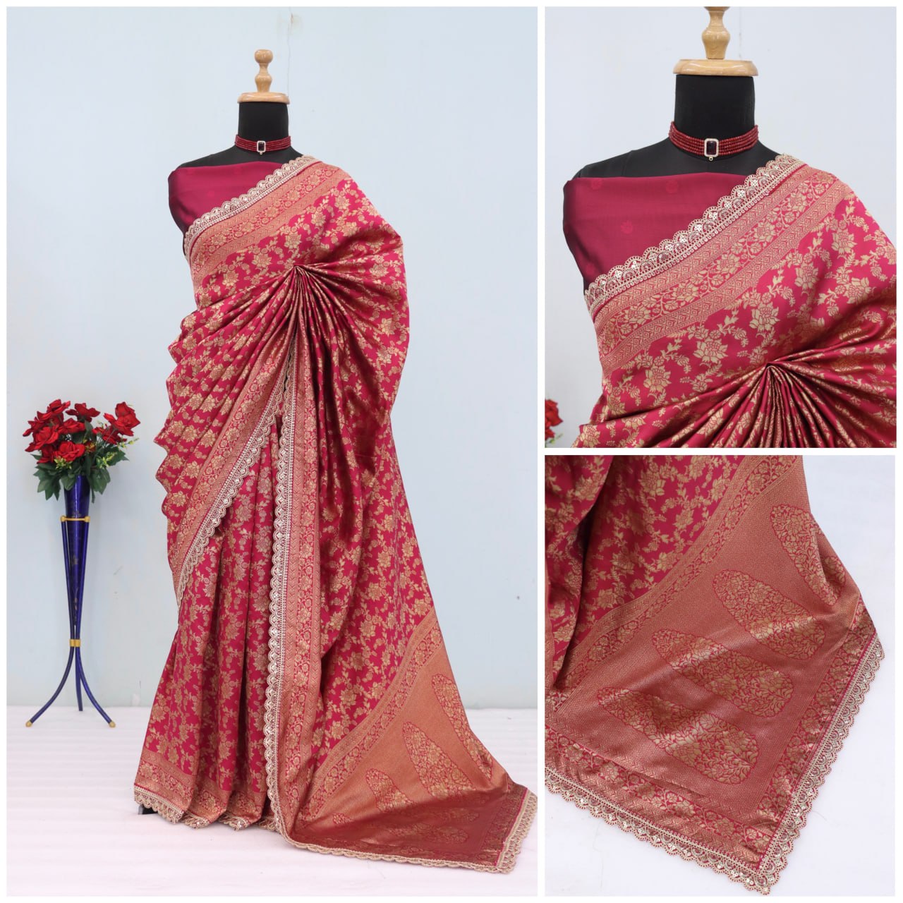 SIlk Banarasi Saree Blouse