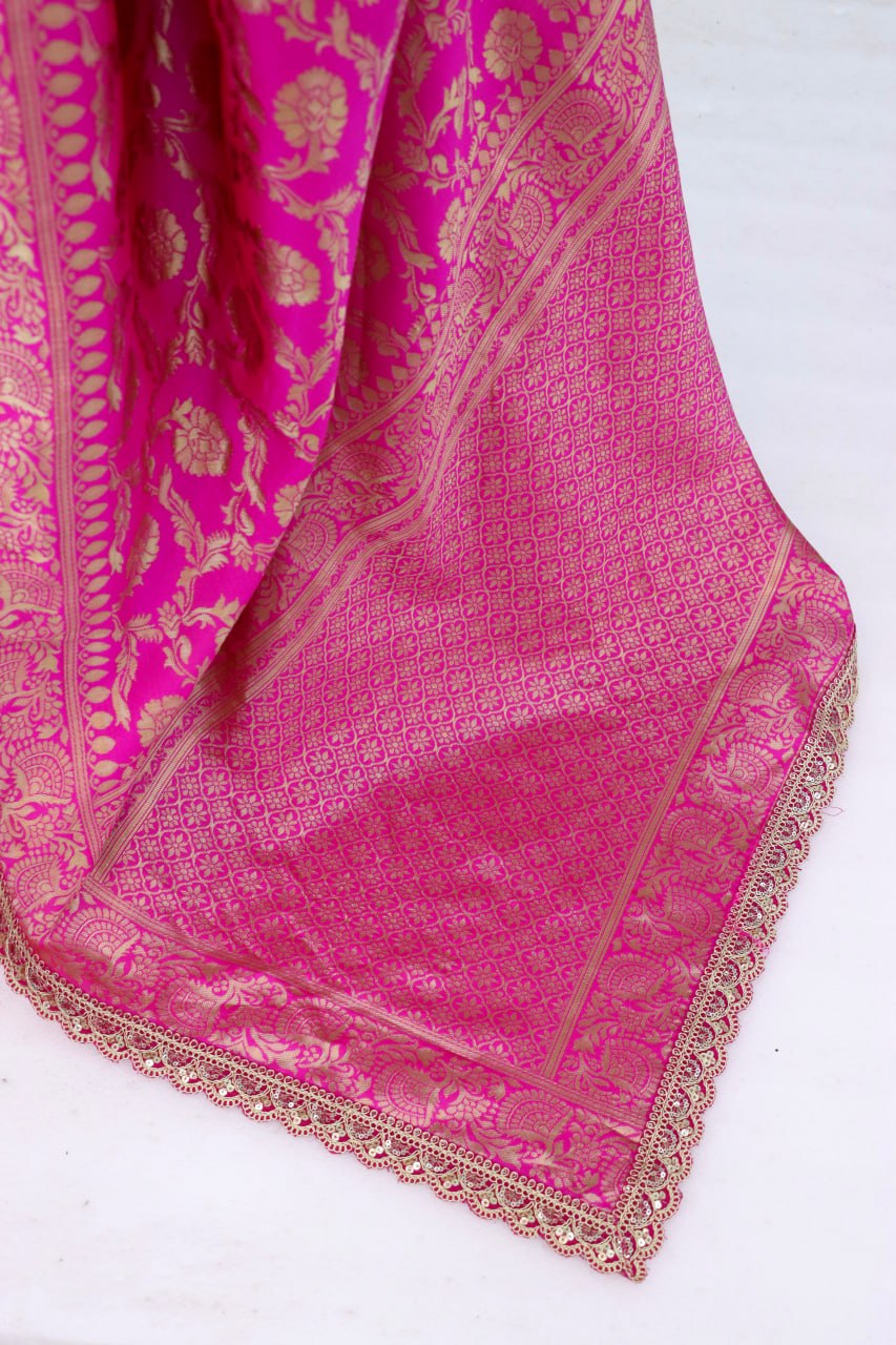 Latest Banarasi Silk Saree Blouse