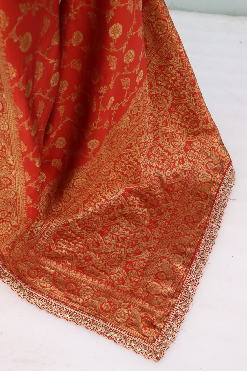 Banarasi Silk Saree Blouse For Wedding Wear