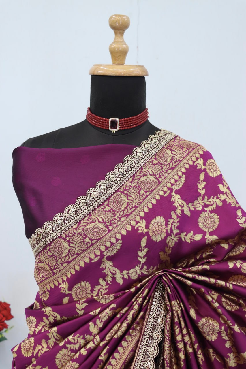 Banarasi SIlk Saree Blouse For Wedding