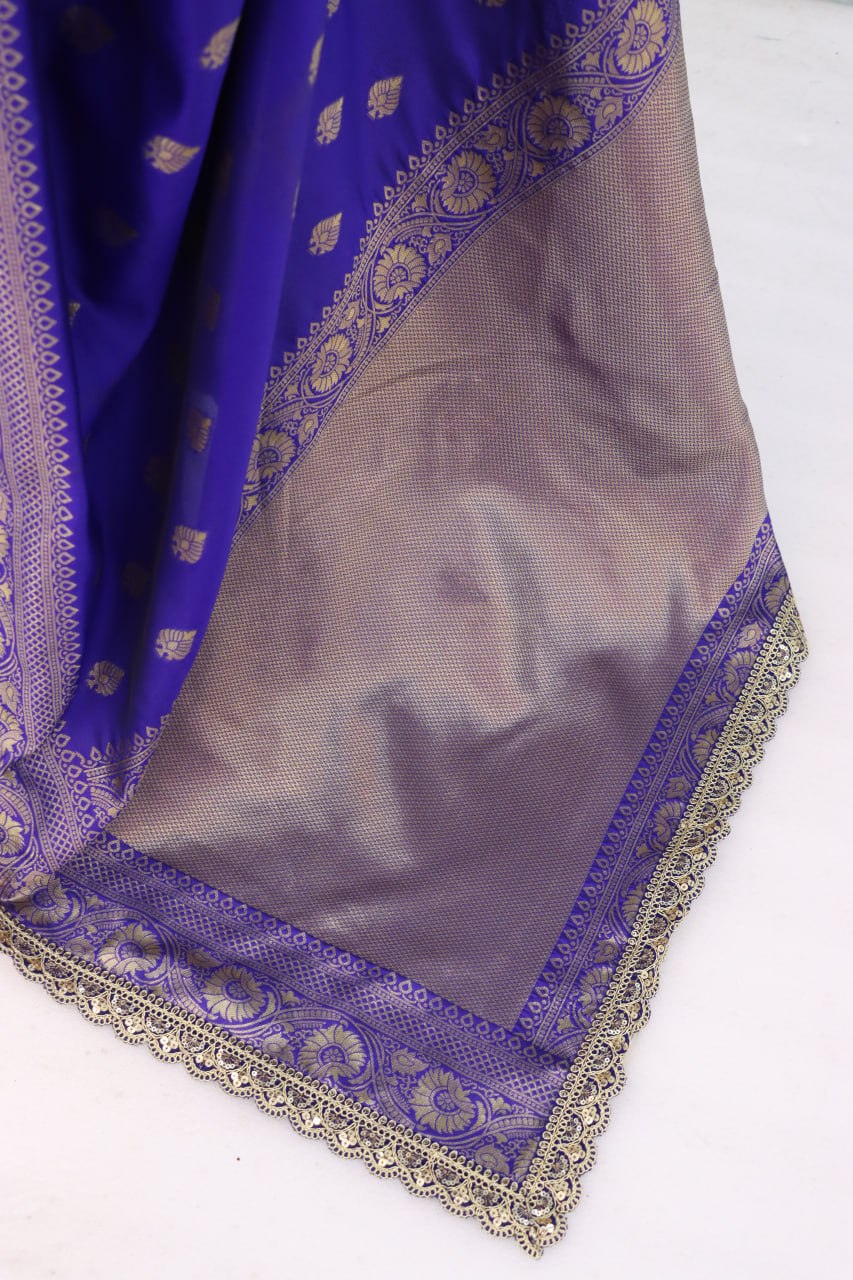 Designer Banarasi Silk Saree Blouse