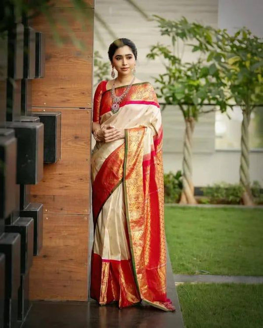 Soft Lichi Silk Saree