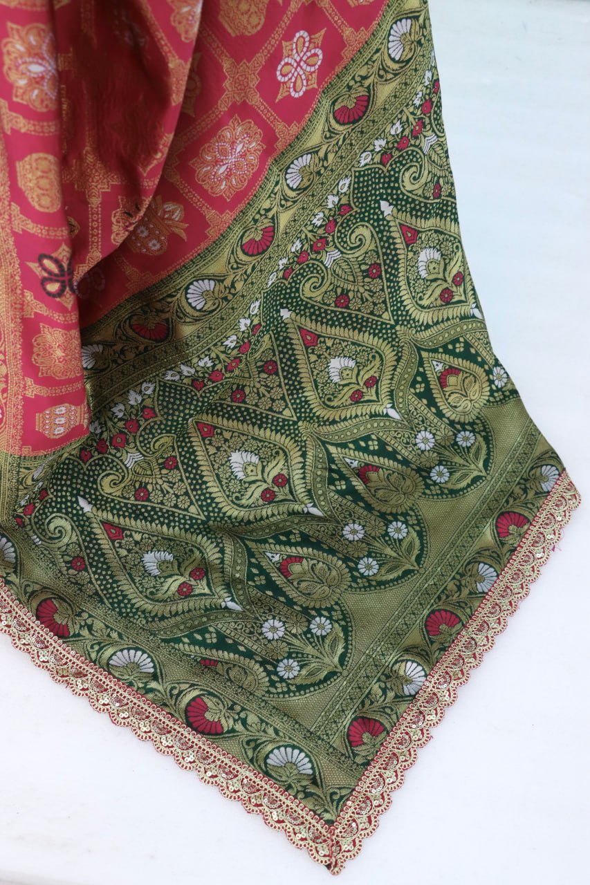 Latest Banarasi Silk Saree Blouse