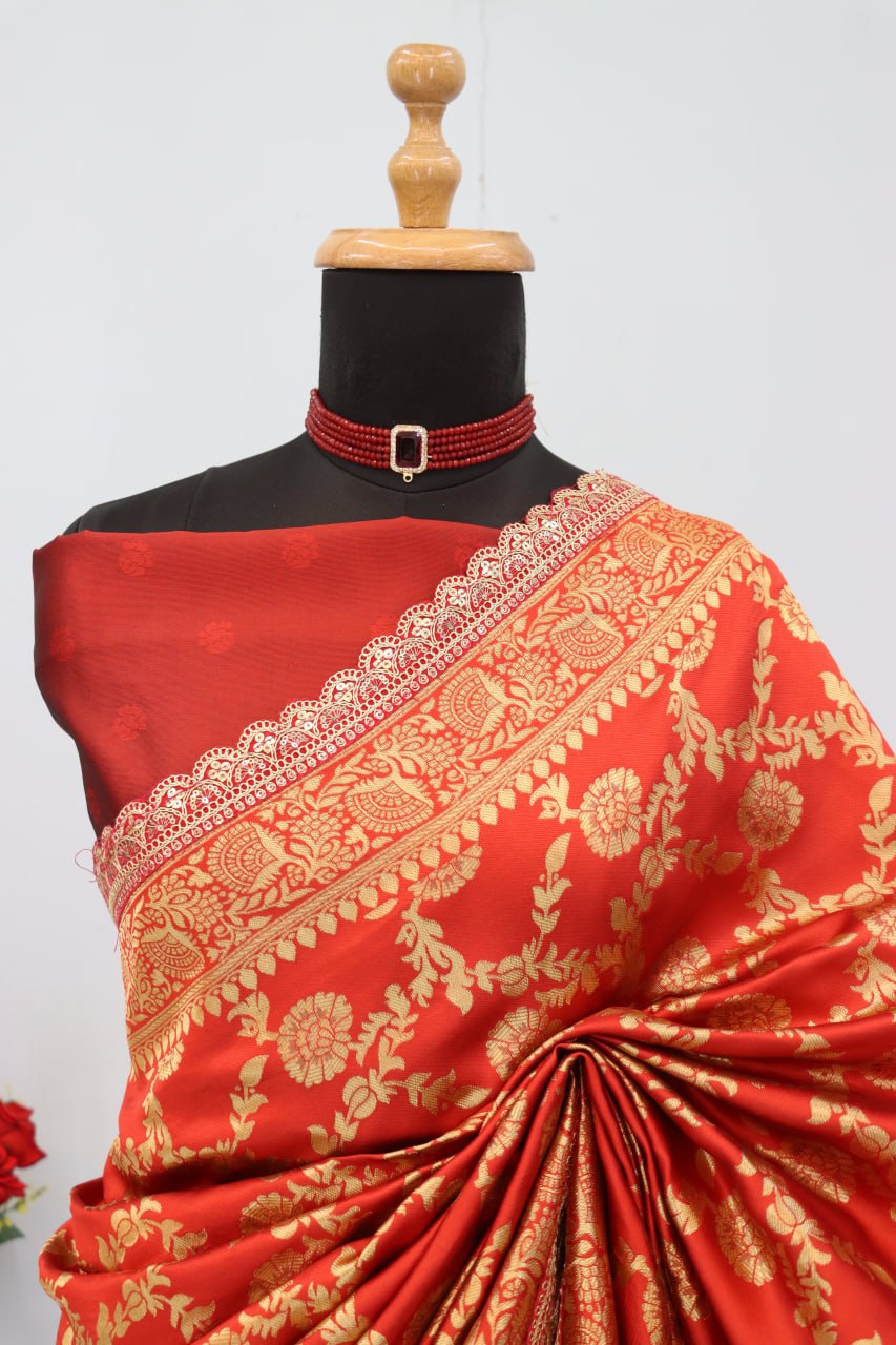 Banarasi SIlk Saree Blouse For Wedding