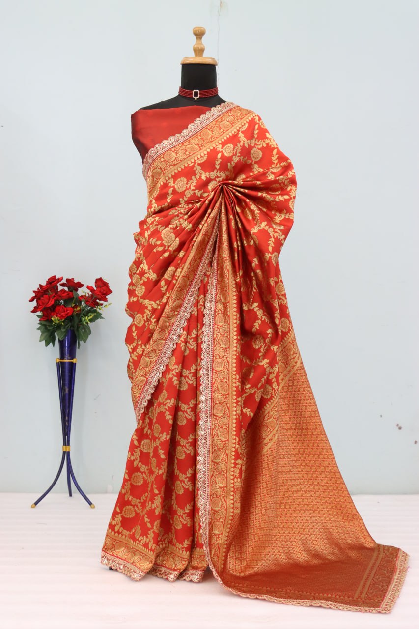 Banarasi SIlk Saree Blouse For Wedding