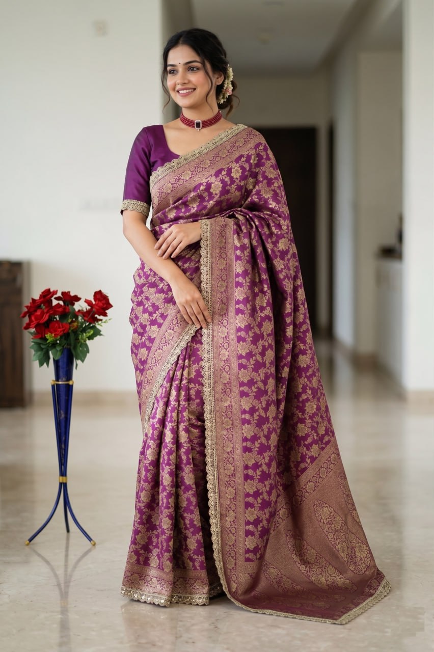 SIlk Banarasi Saree Blouse