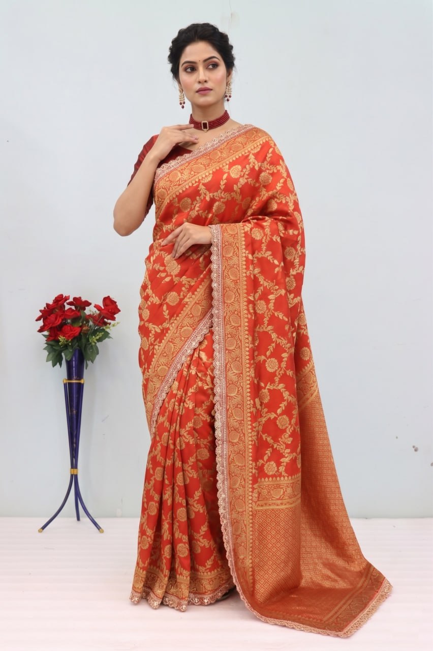 Banarasi SIlk Saree Blouse For Wedding