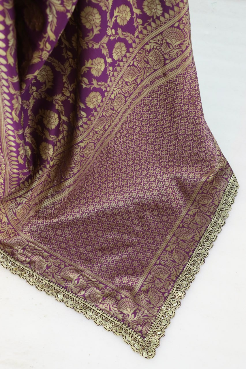 Latest Banarasi Silk Saree Blouse