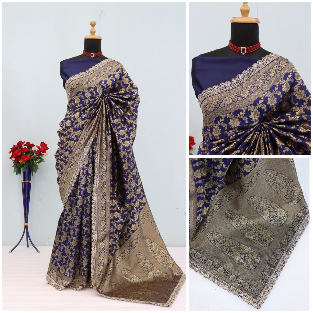 SIlk Banarasi Saree Blouse