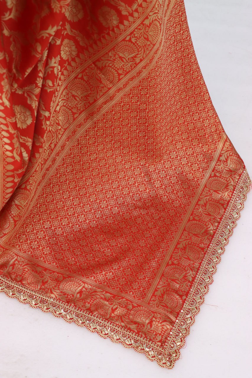 Latest Banarasi Silk Saree Blouse