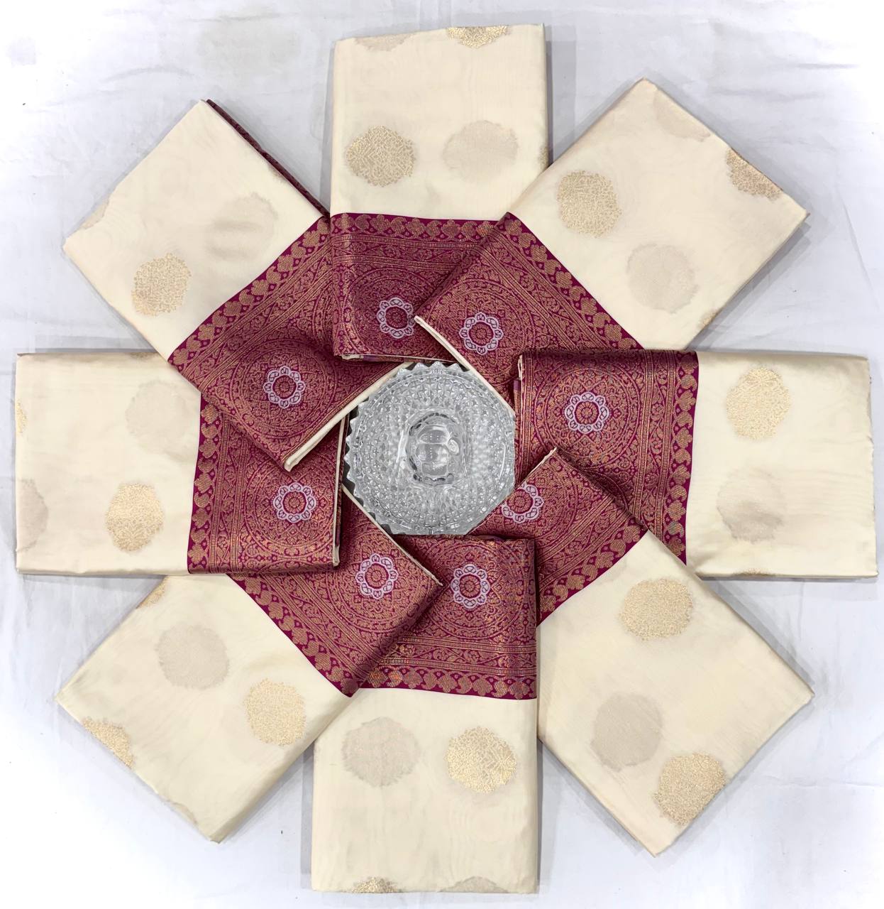 Soft Lichi Silk Saree Jacquard