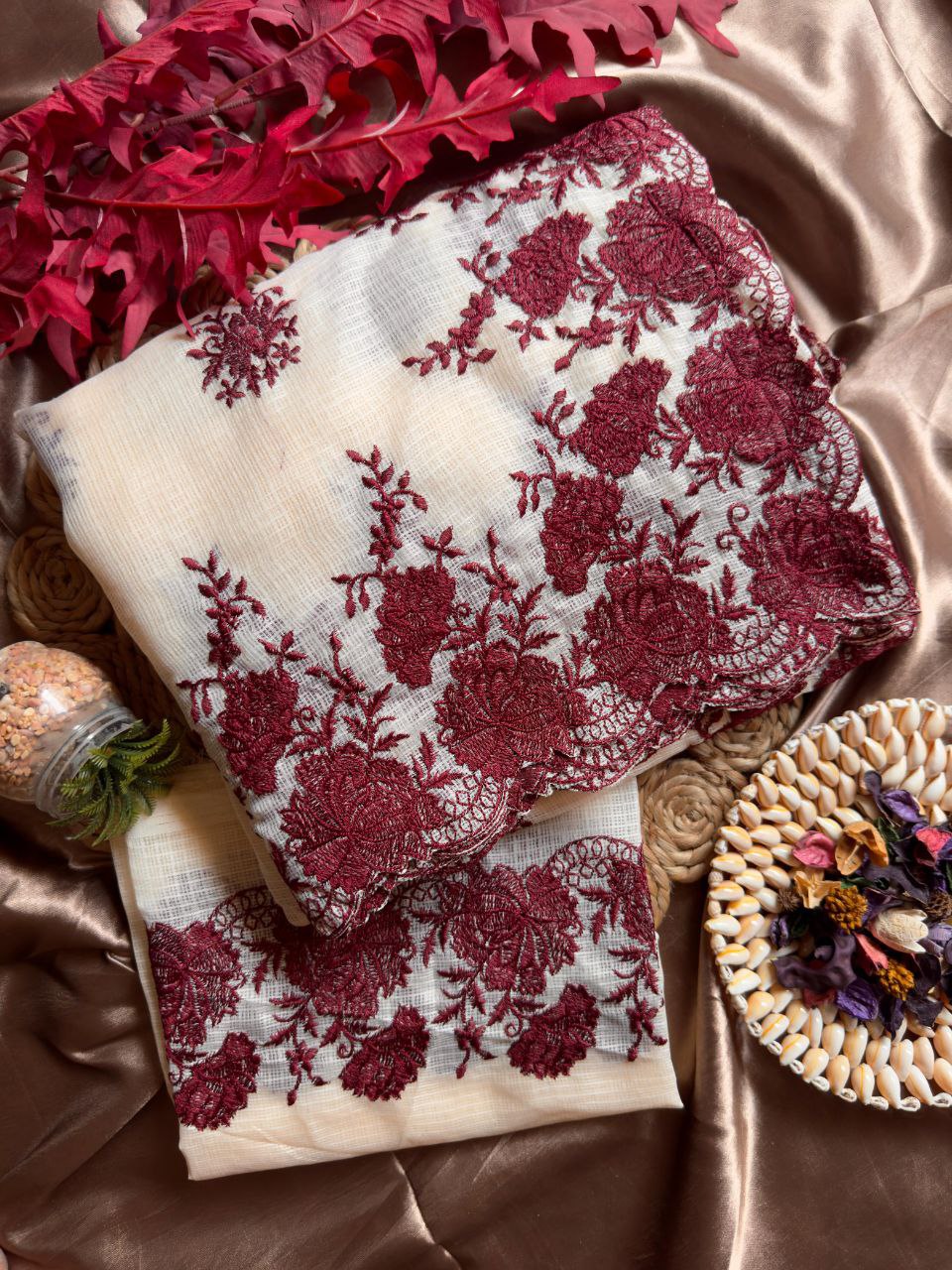 Doriya Kota Silk Saree With Blouse