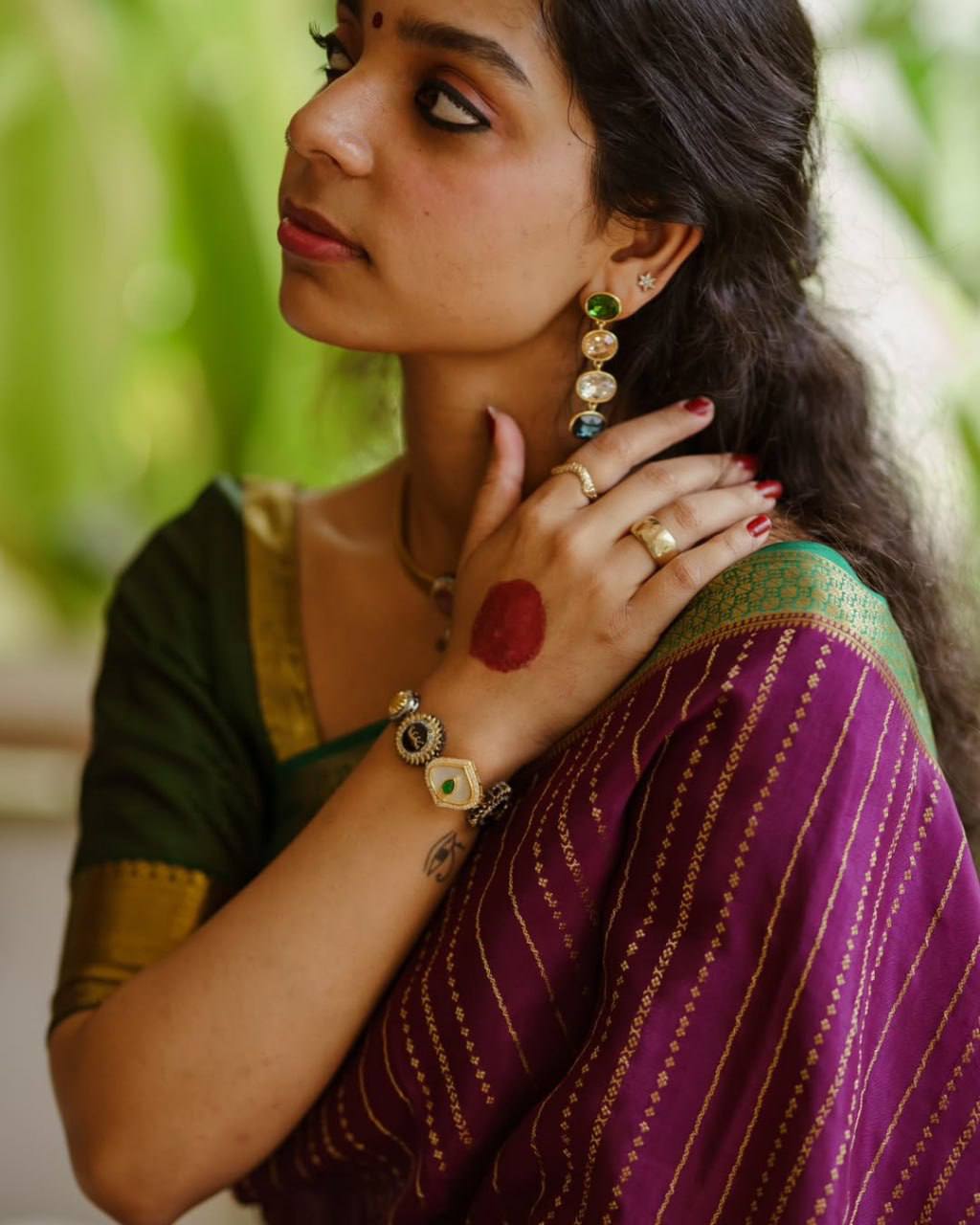 Soft Lichi Silk Saree