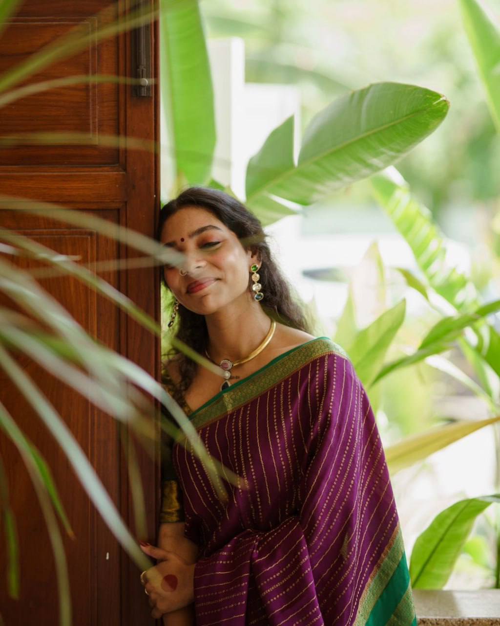 Soft Lichi Silk Saree