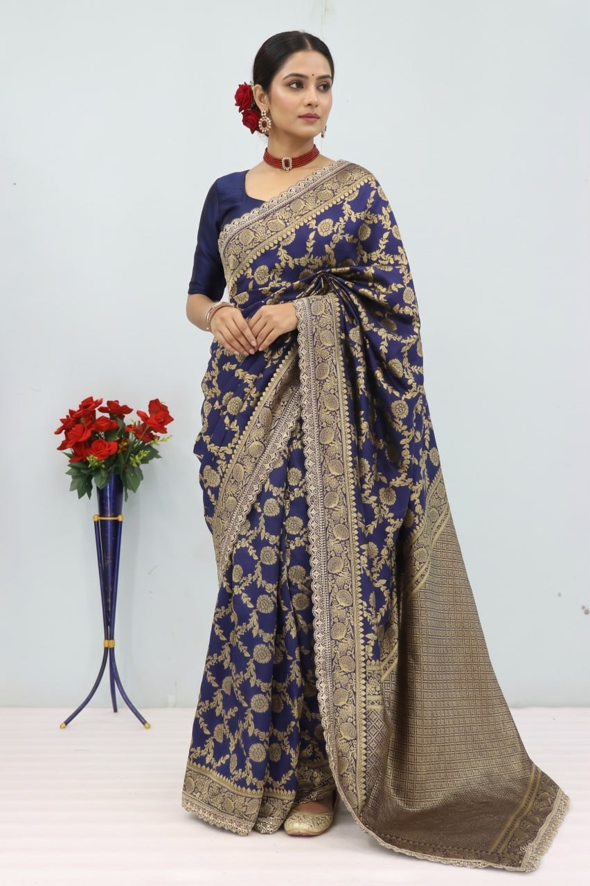 Banarasi SIlk Saree Blouse For Wedding