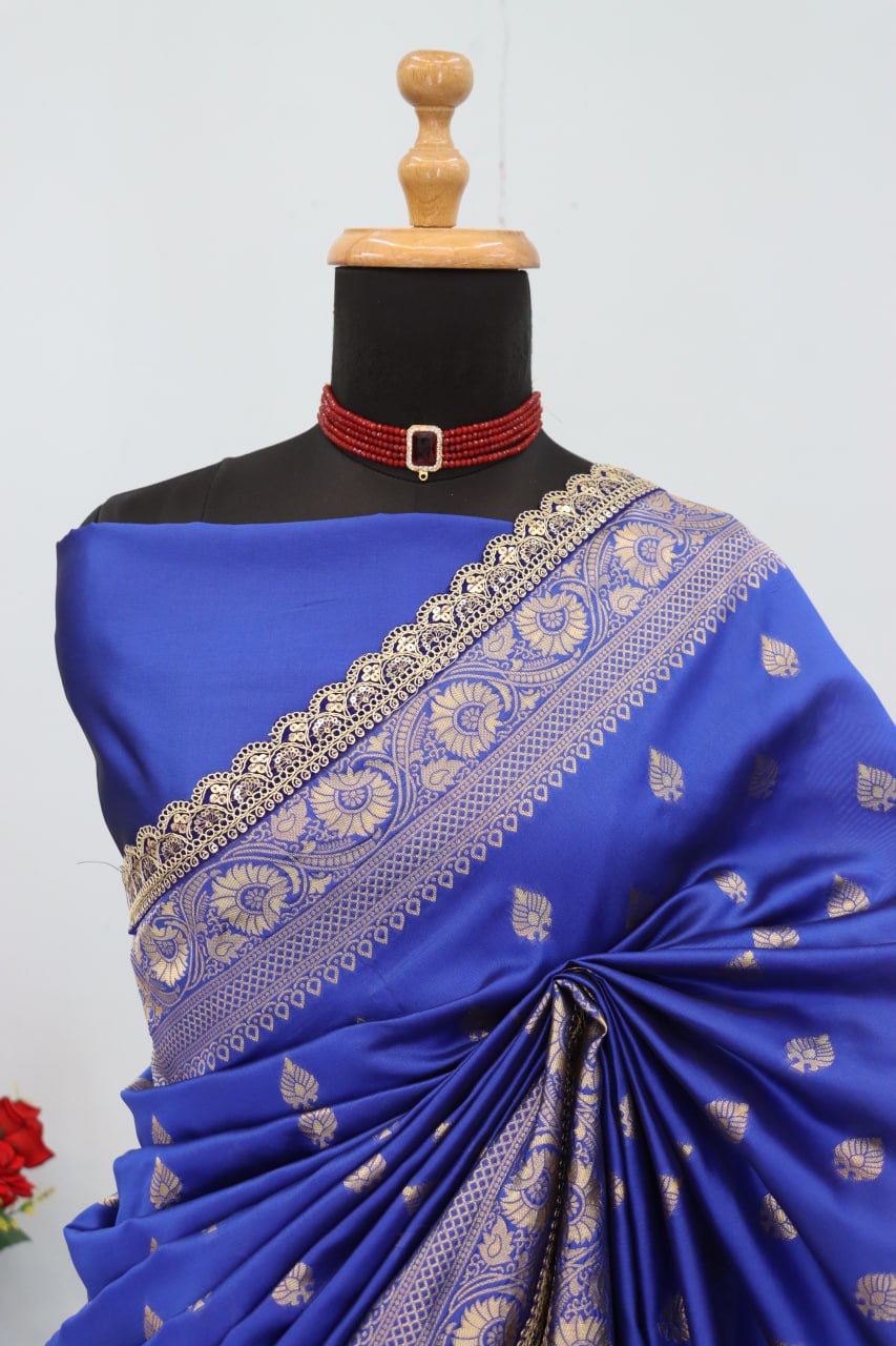 Designer Banarasi Silk Saree Blouse