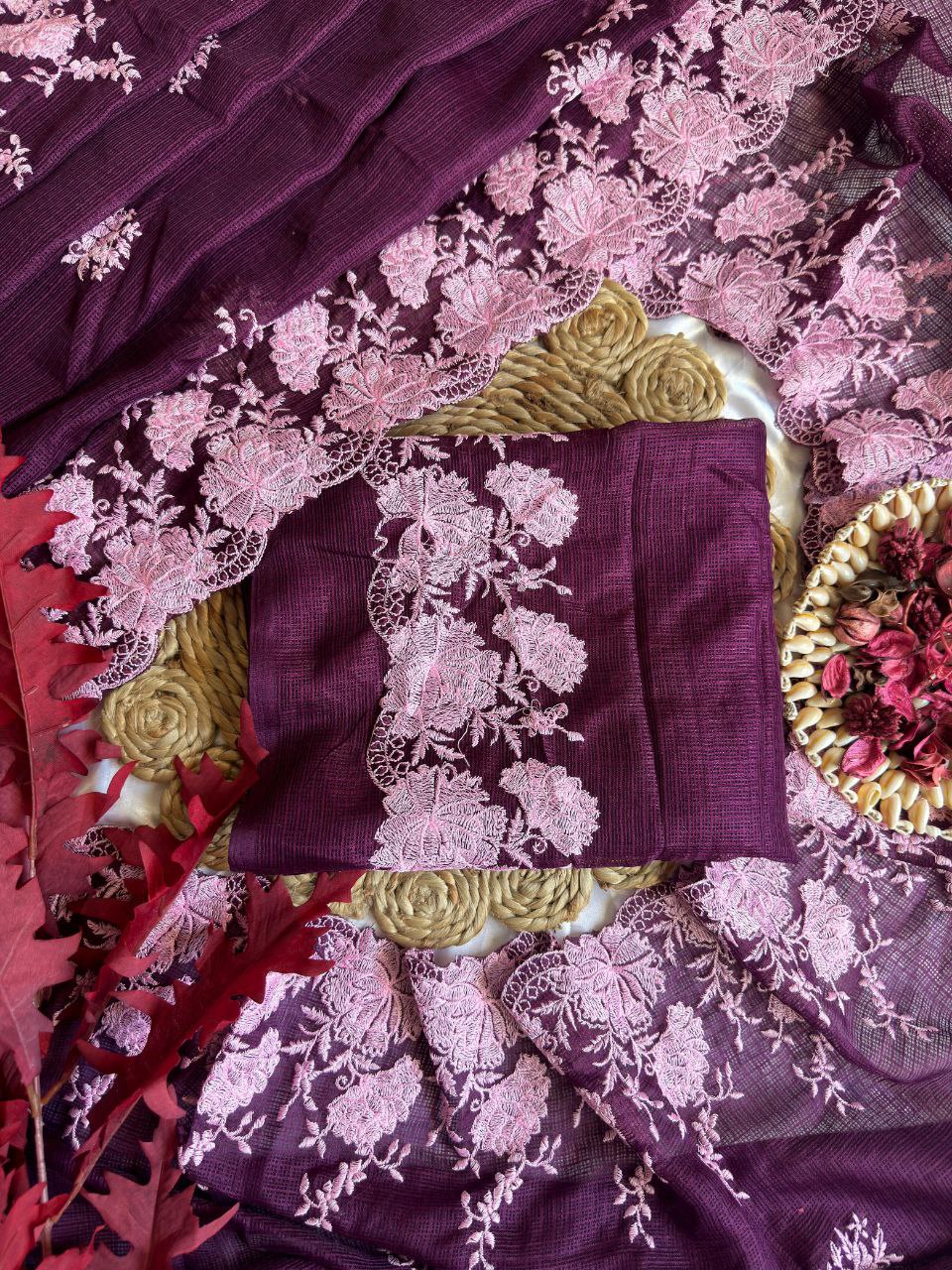 Doriya Kota Silk Saree With Blouse