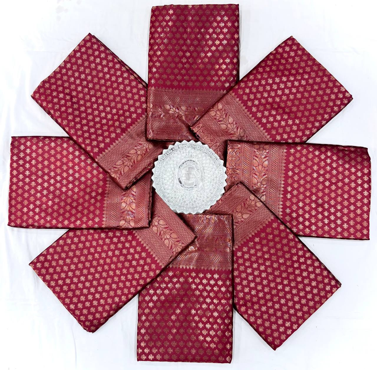Soft Lichi Silk Saree with Jacquard Weaving