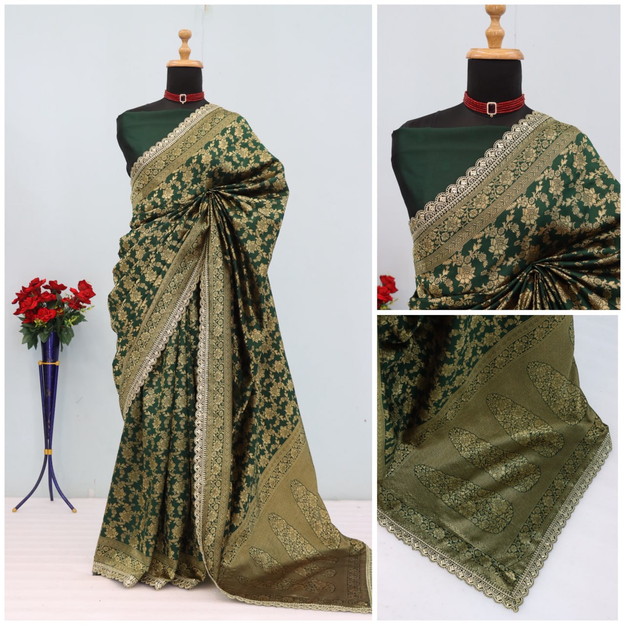 SIlk Banarasi Saree Blouse