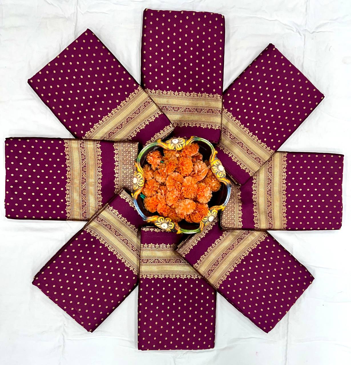 Lichi Silk Saree with Jacquard Weaving
