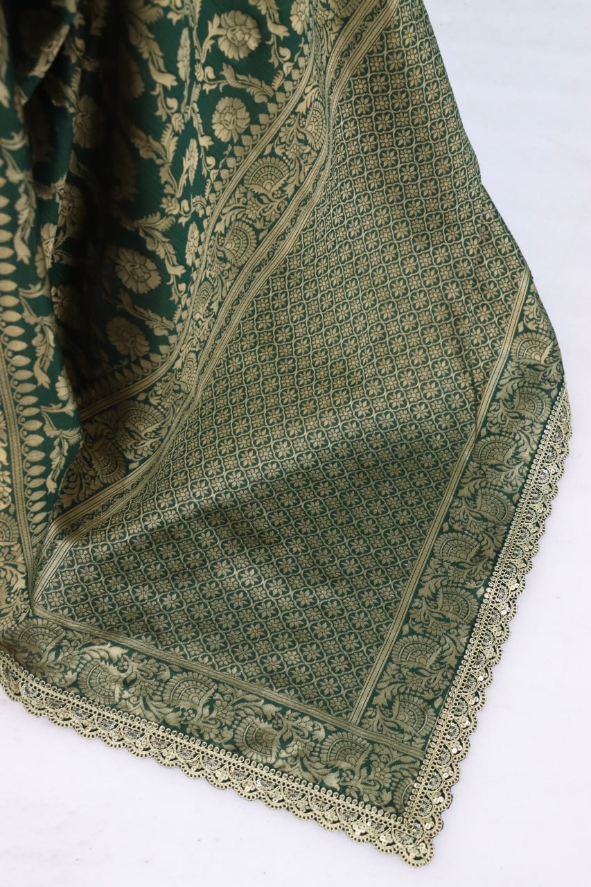 Latest Banarasi Silk Saree Blouse
