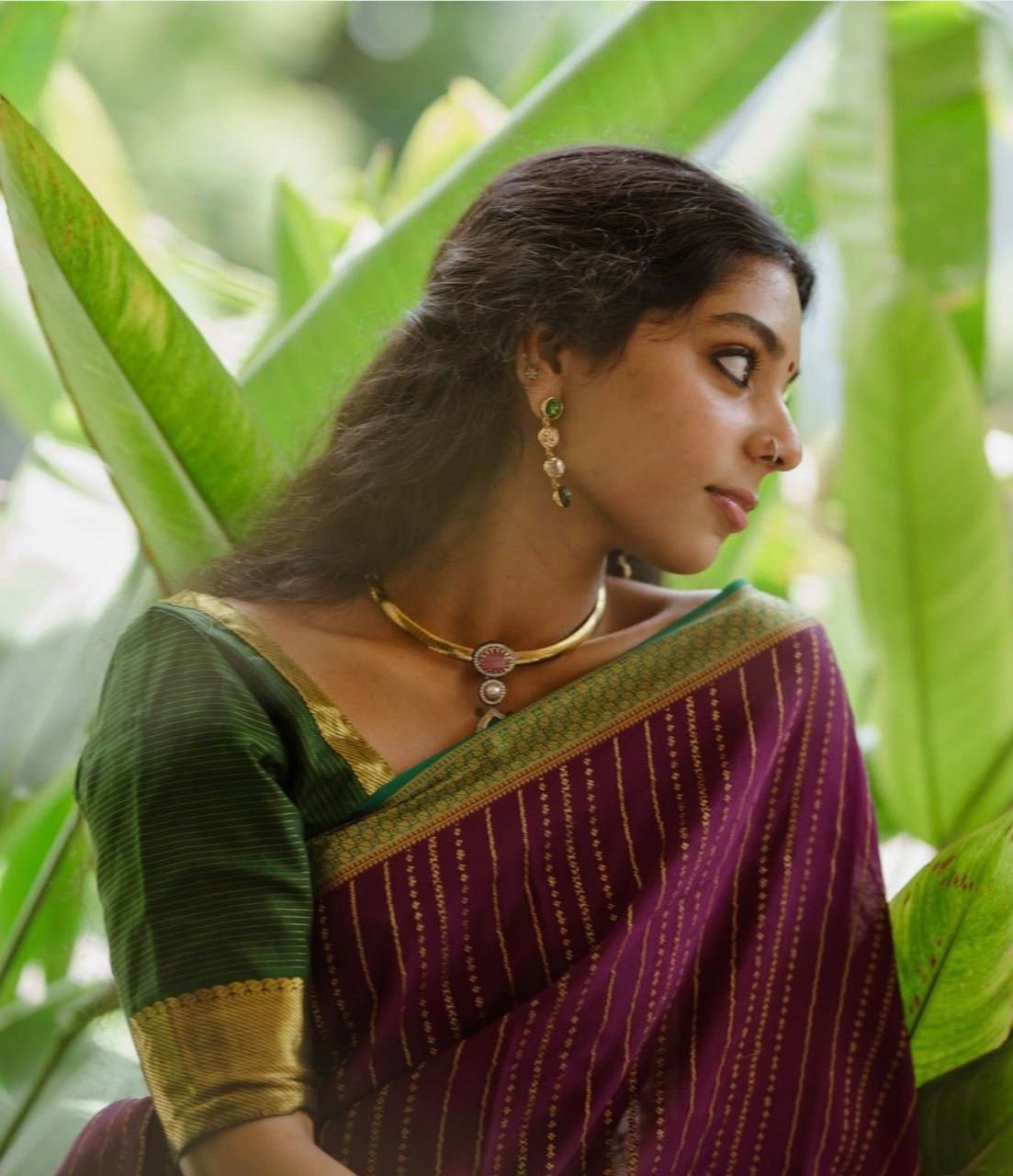 Soft Lichi Silk Saree
