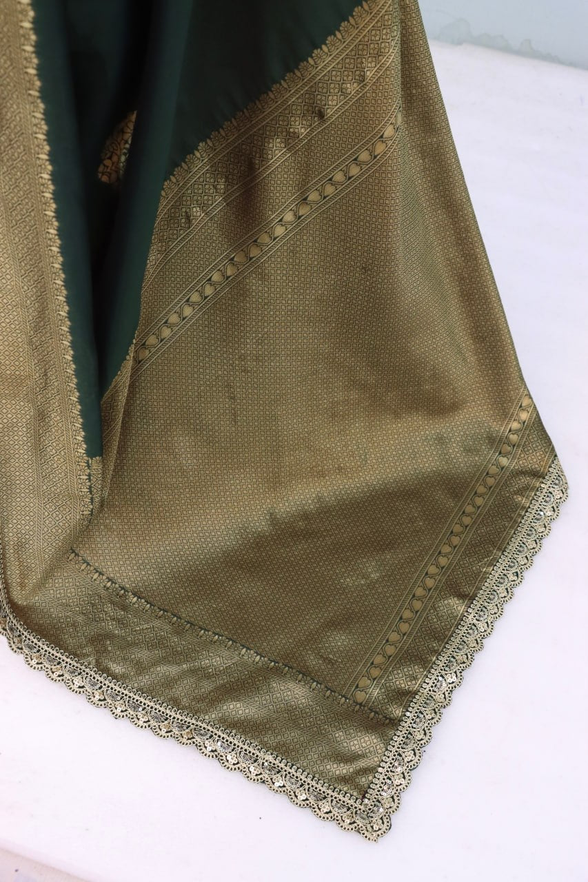 Wedding Wear Banarasi Silk Saree Blouse