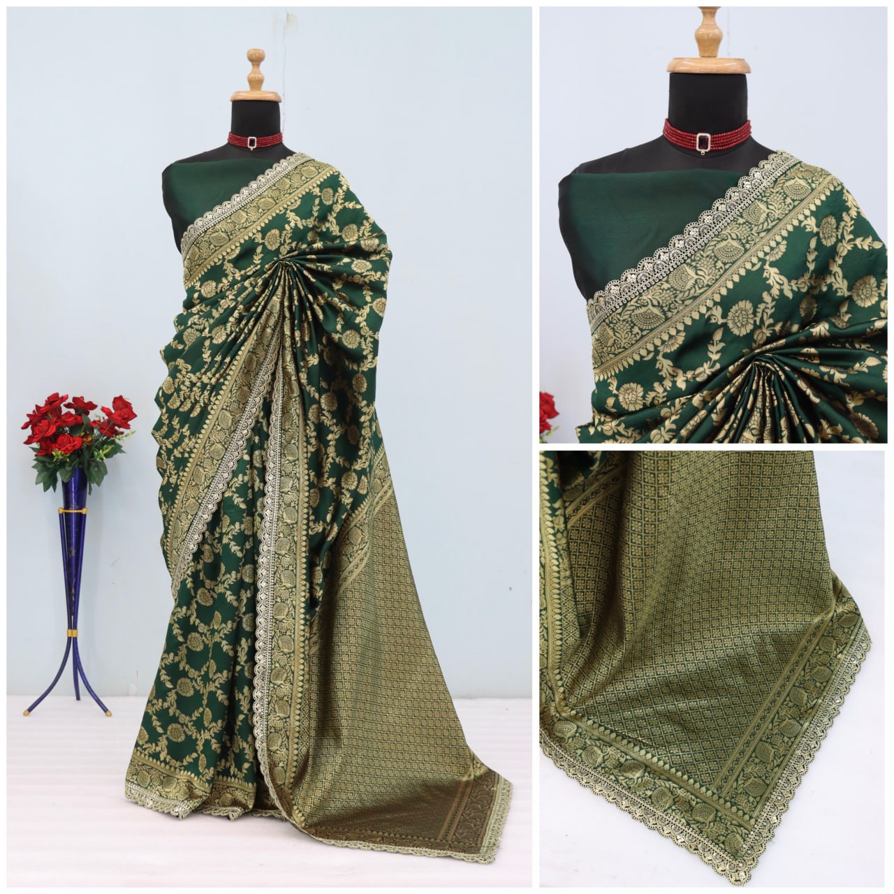 Banarasi SIlk Saree Blouse For Wedding