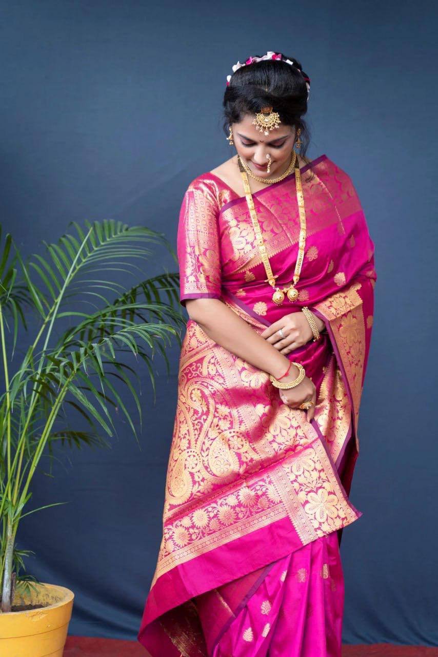 Banarasi Silk Jacquard Saree Blouse