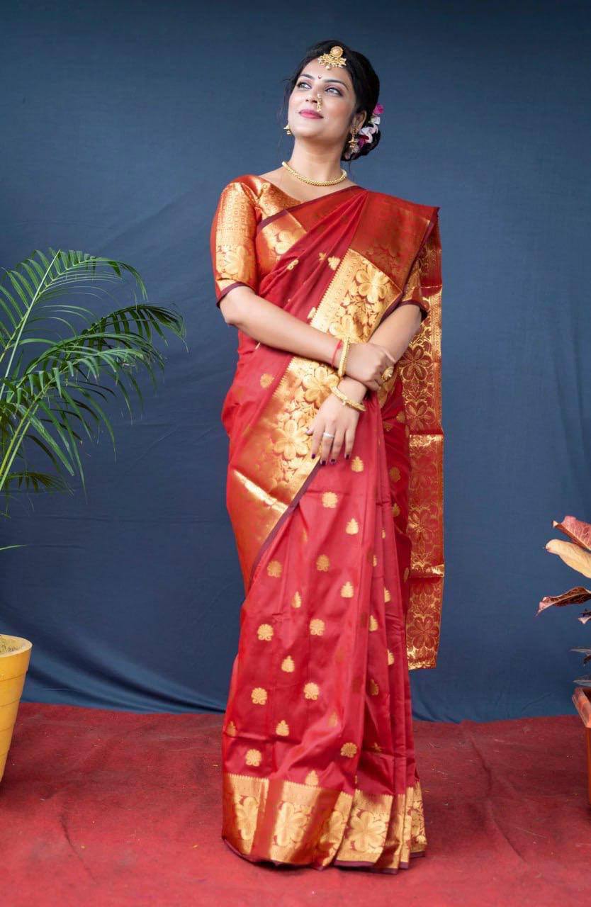 Banarasi Silk Jacquard Saree Blouse