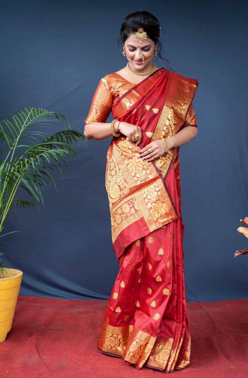 Banarasi Silk Jacquard Saree Blouse