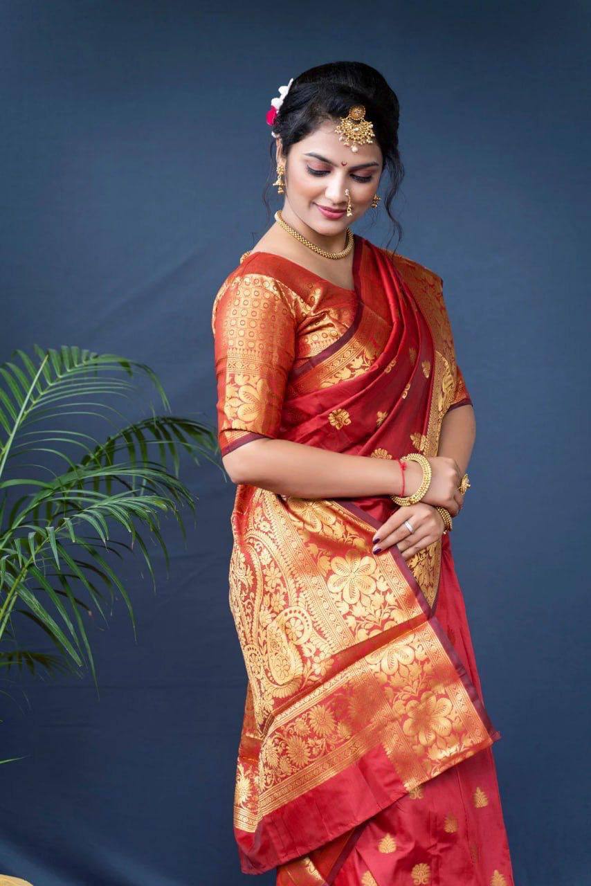 Banarasi Silk Jacquard Saree Blouse
