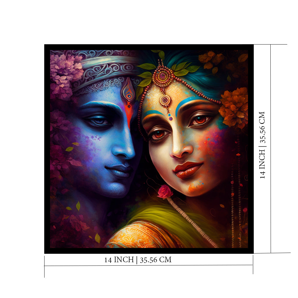 67% OFF on Krishna Radha Love Photographic Paper(12 inch X 18 inch, Rolled)  on Flipkart | PaisaWapas.com